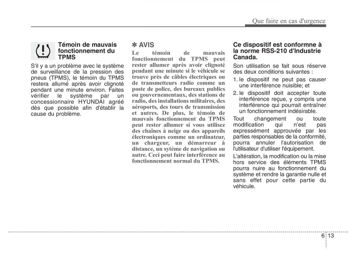 Hyundai Elantra V 5 i35 Avante MD manuel du proprietaire / page 445