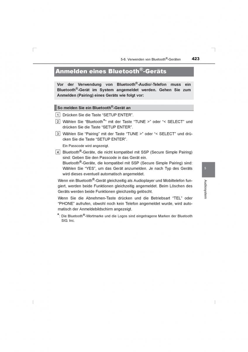 Toyota Hilux VIII 8 AN120 AN130 Handbuch / page 423