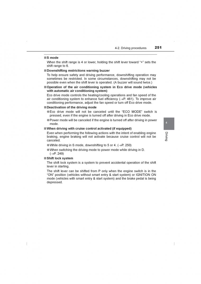 Toyota Hilux VIII 8 AN120 AN130 owners manual / page 251