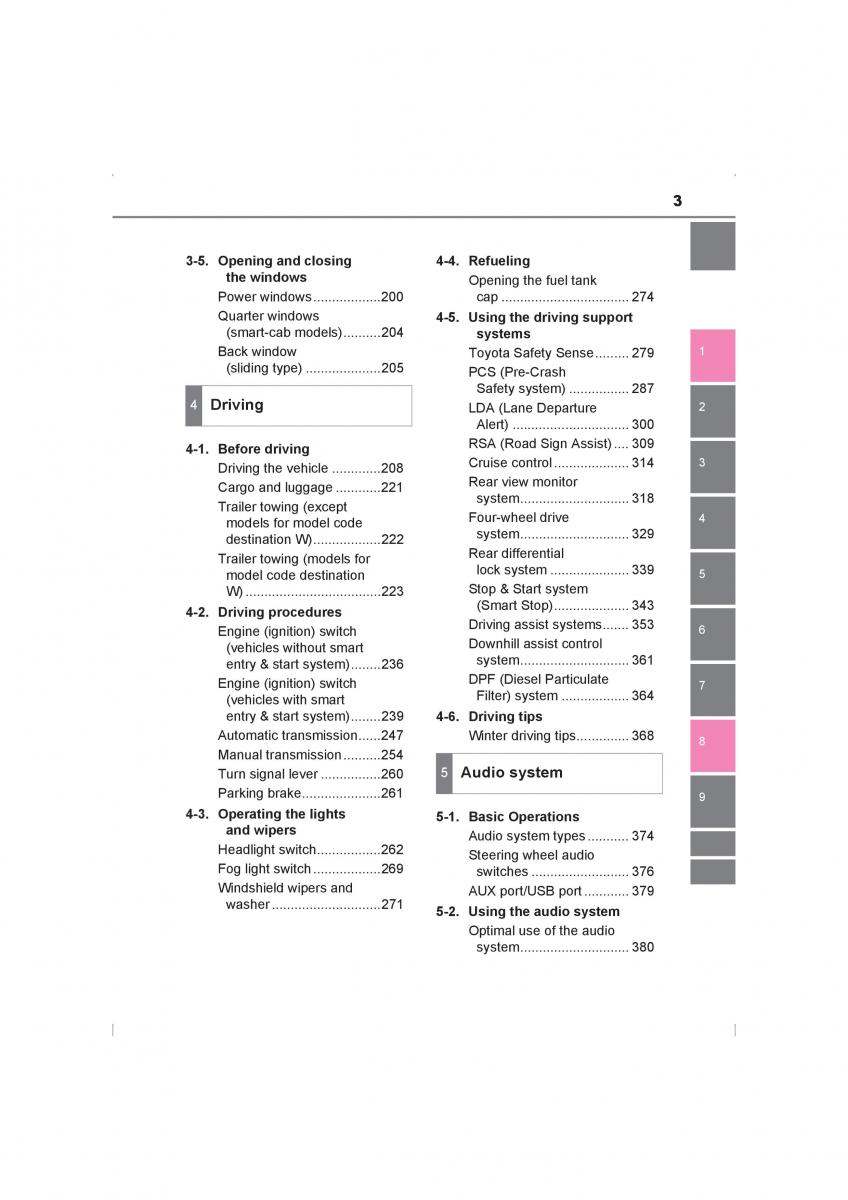 Toyota Hilux VIII 8 AN120 AN130 owners manual / page 3