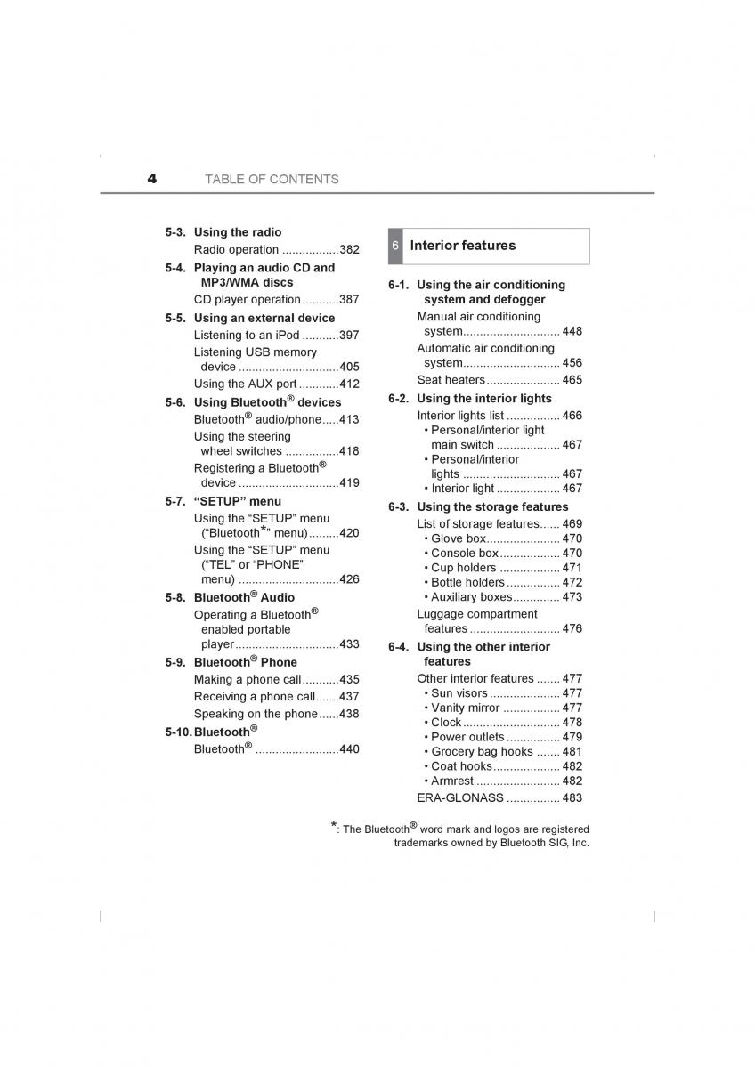 Toyota Hilux VIII 8 AN120 AN130 owners manual / page 4