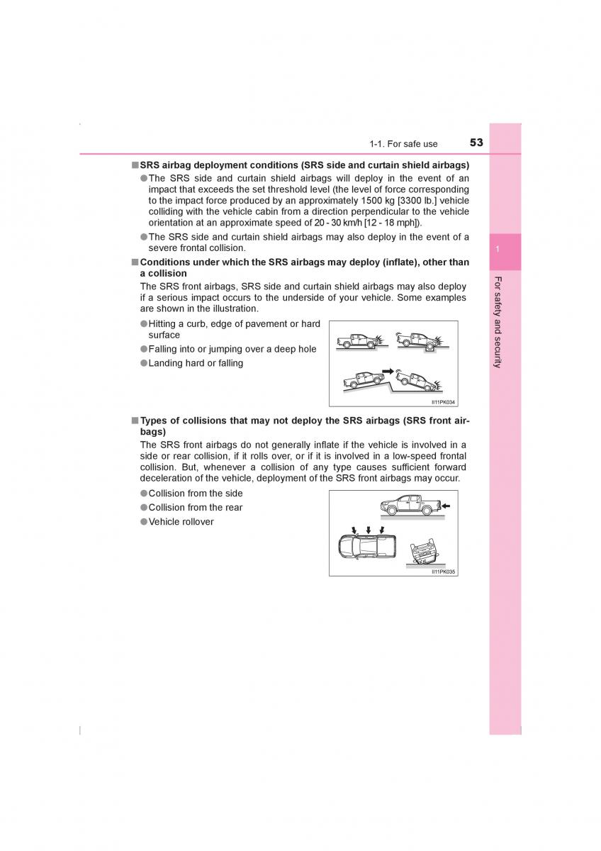 Toyota Hilux VIII 8 AN120 AN130 owners manual / page 53