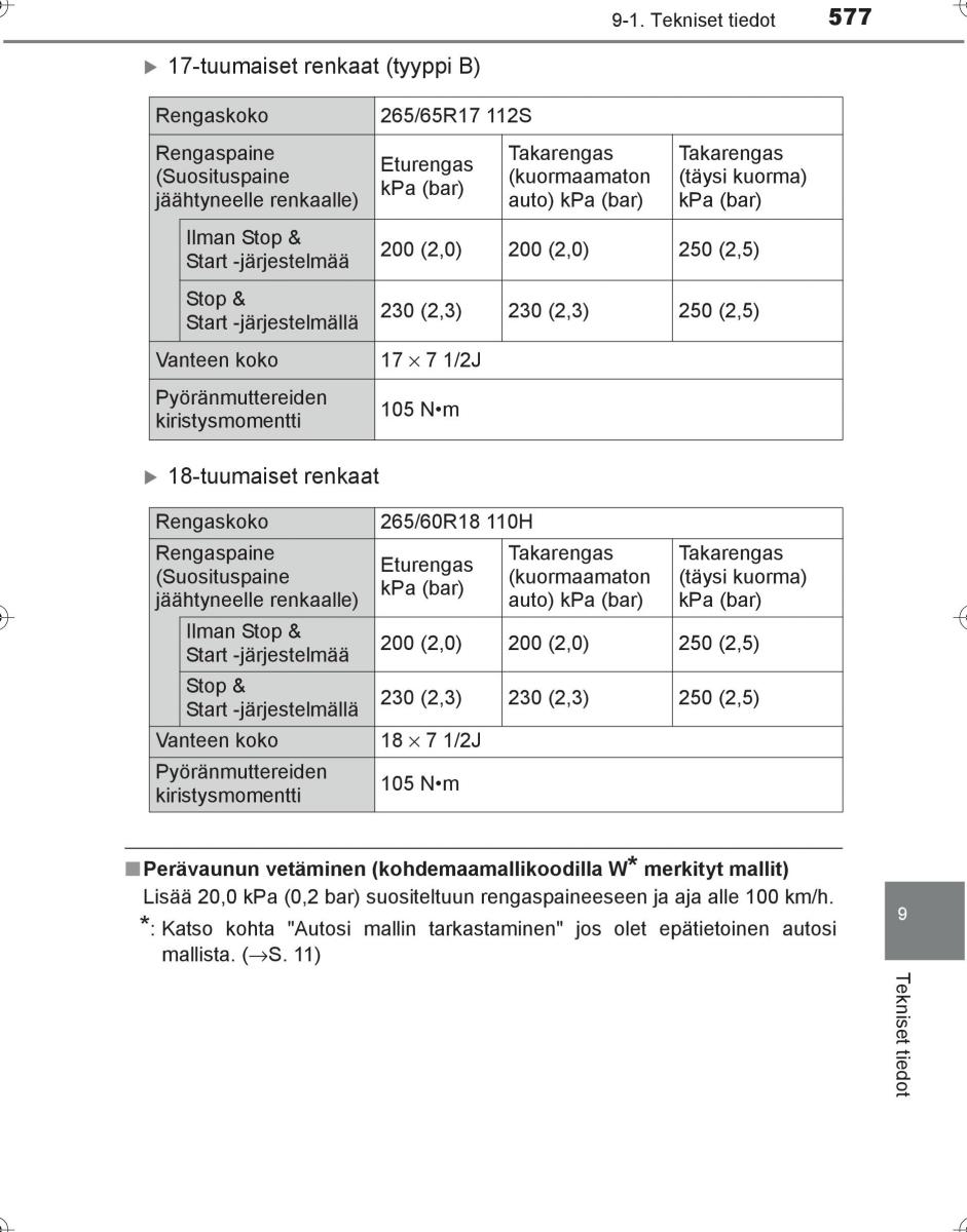 Toyota Hilux VIII 8 AN120 AN130 omistajan kasikirja / page 577