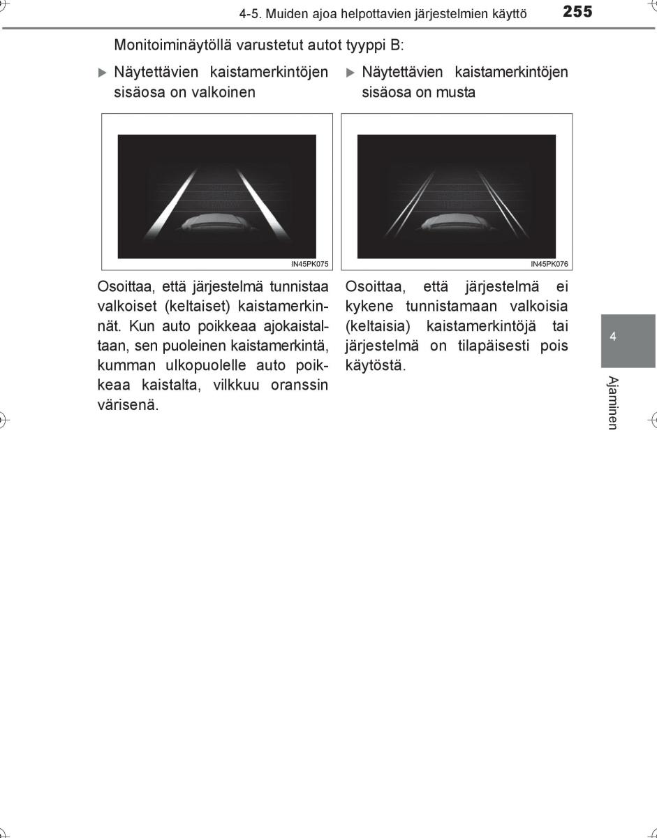 Toyota Hilux VIII 8 AN120 AN130 omistajan kasikirja / page 255