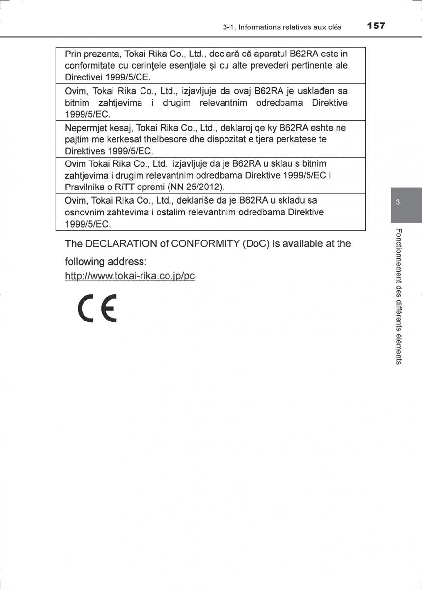 Toyota Hilux VIII 8 AN120 AN130 manuel du proprietaire / page 157