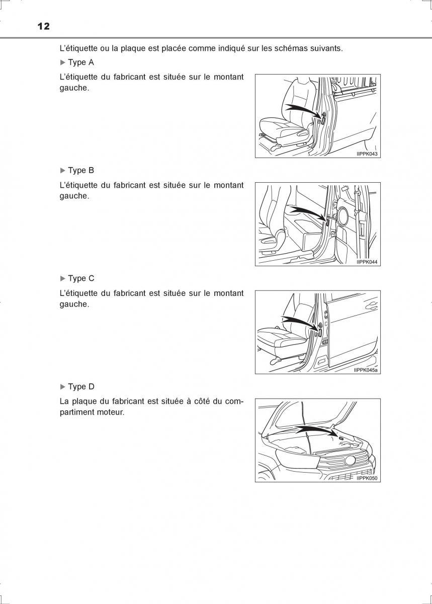 Toyota Hilux VIII 8 AN120 AN130 manuel du proprietaire / page 12
