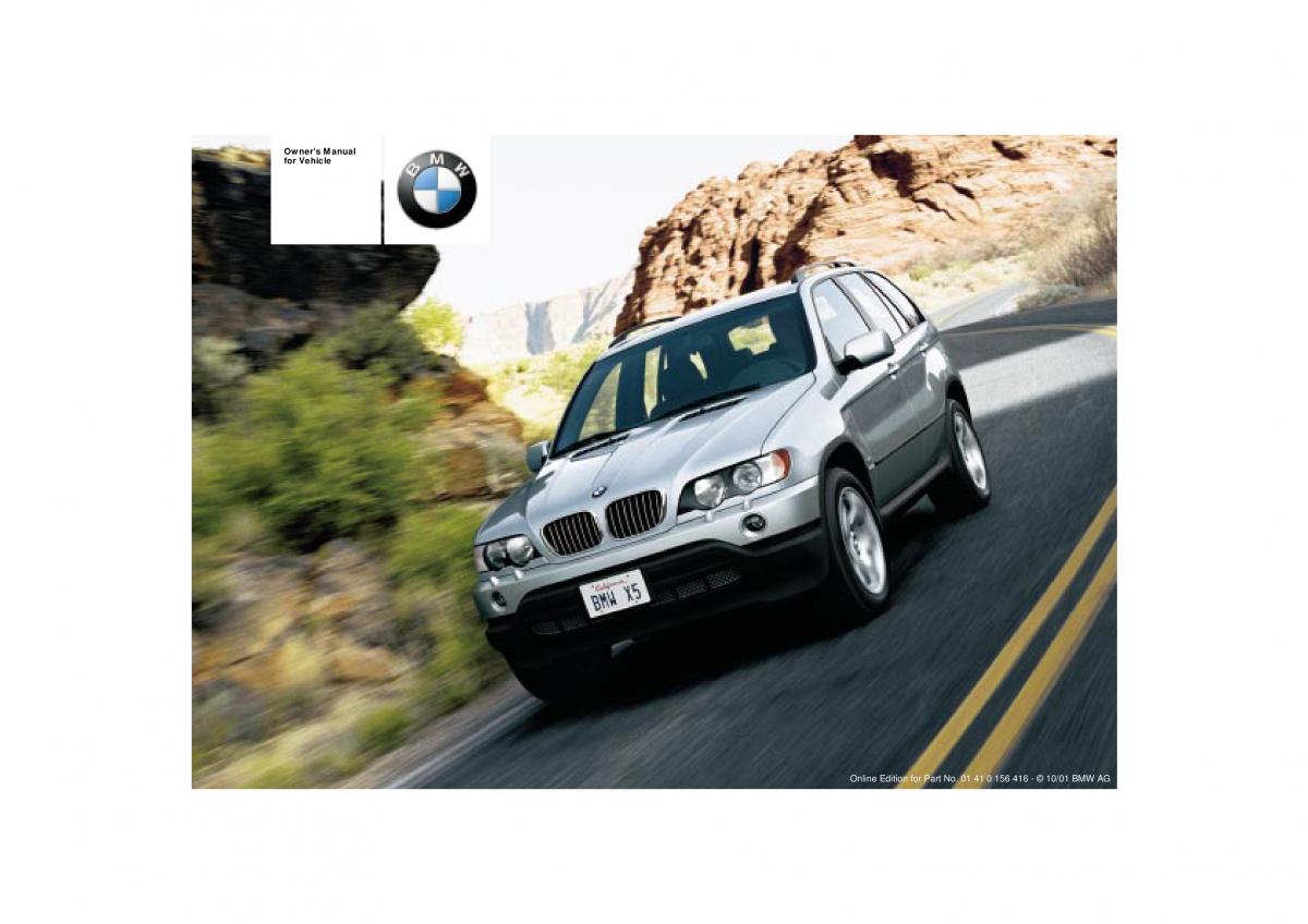 BMW X5 E53 owners manual / page 1