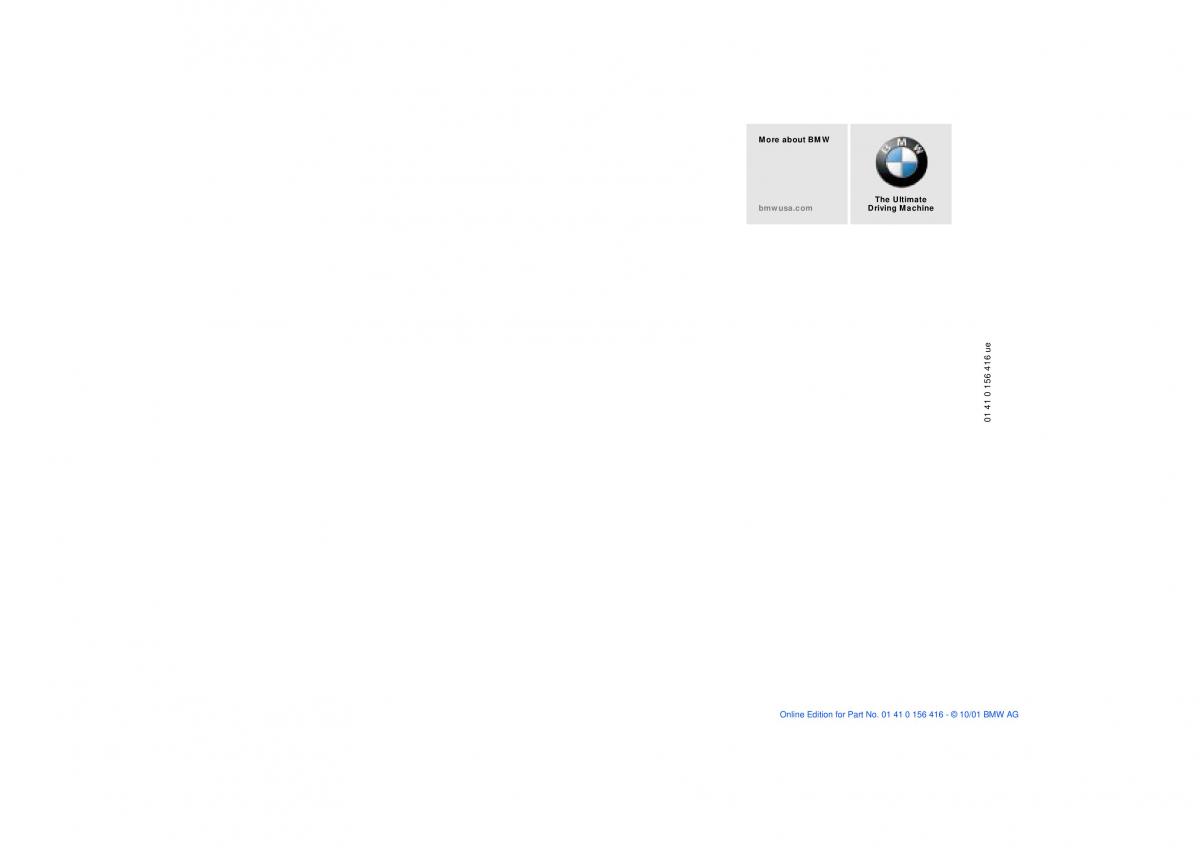 BMW X5 E53 owners manual / page 184