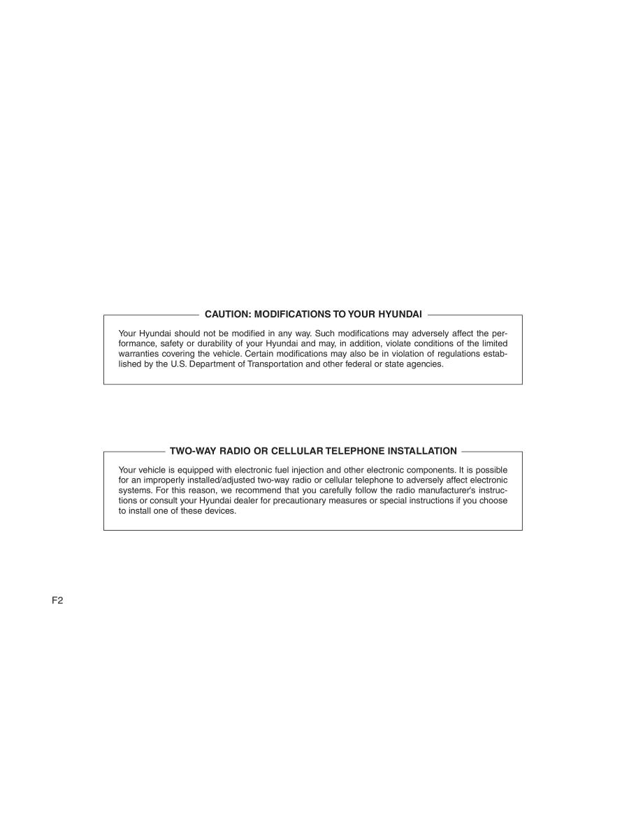 Hyundai ix55 Veracruz owners manual / page 4