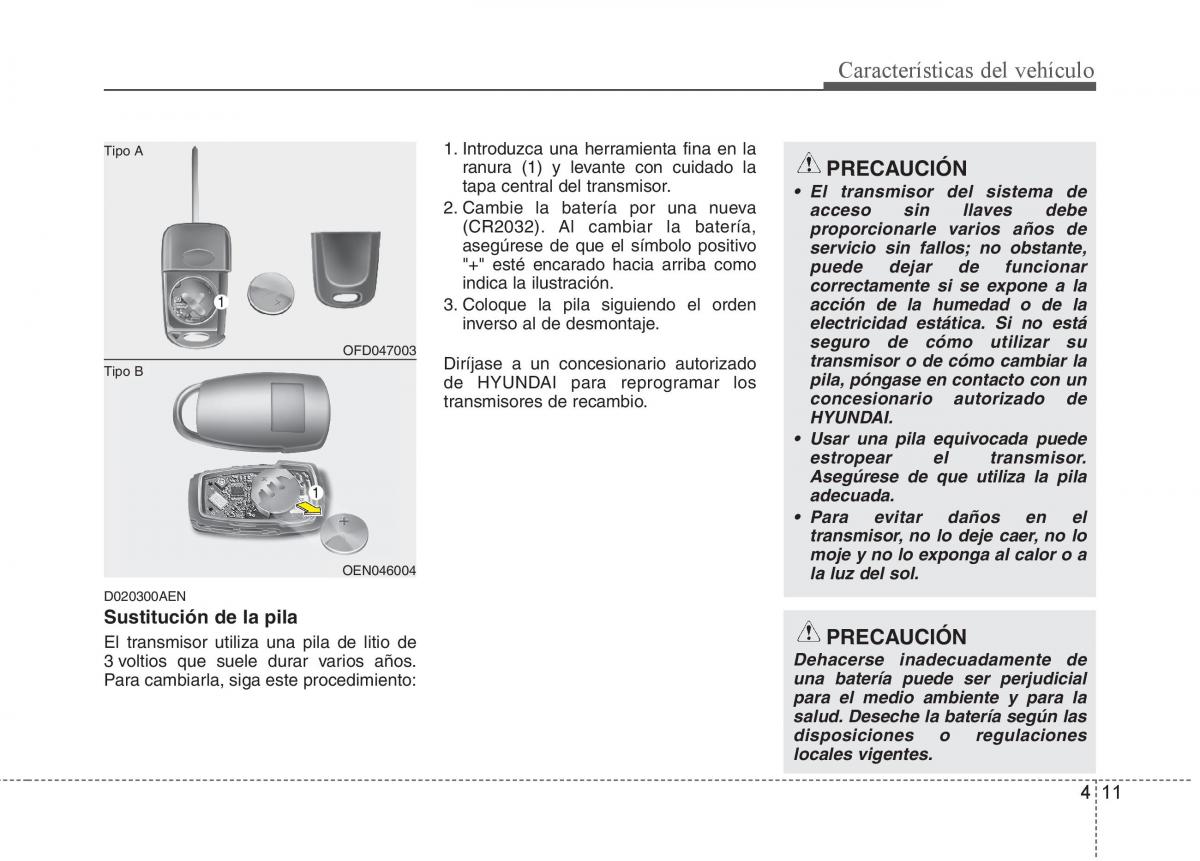 Hyundai ix55 Veracruz manual del propietario / page 96