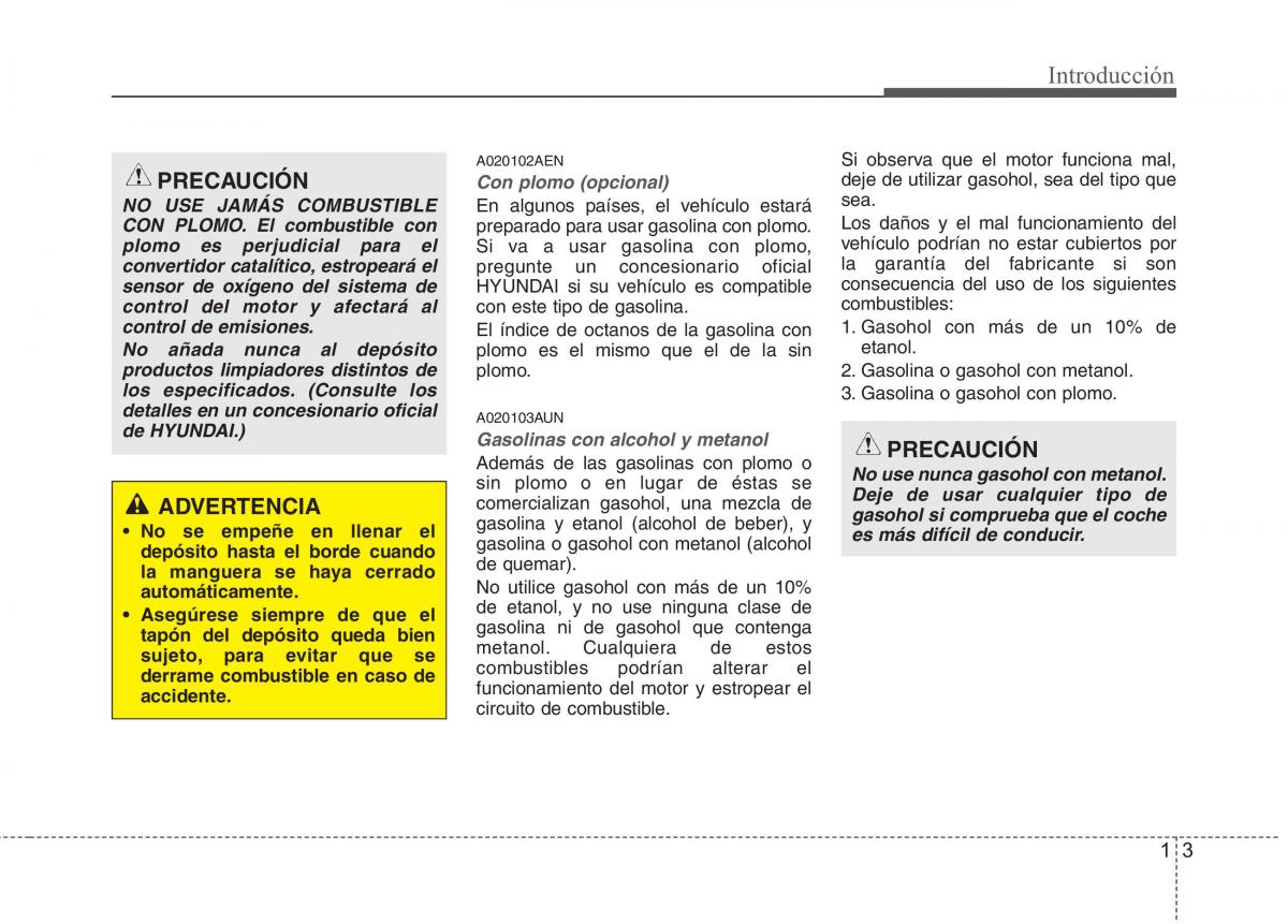 Hyundai ix55 Veracruz manual del propietario / page 10