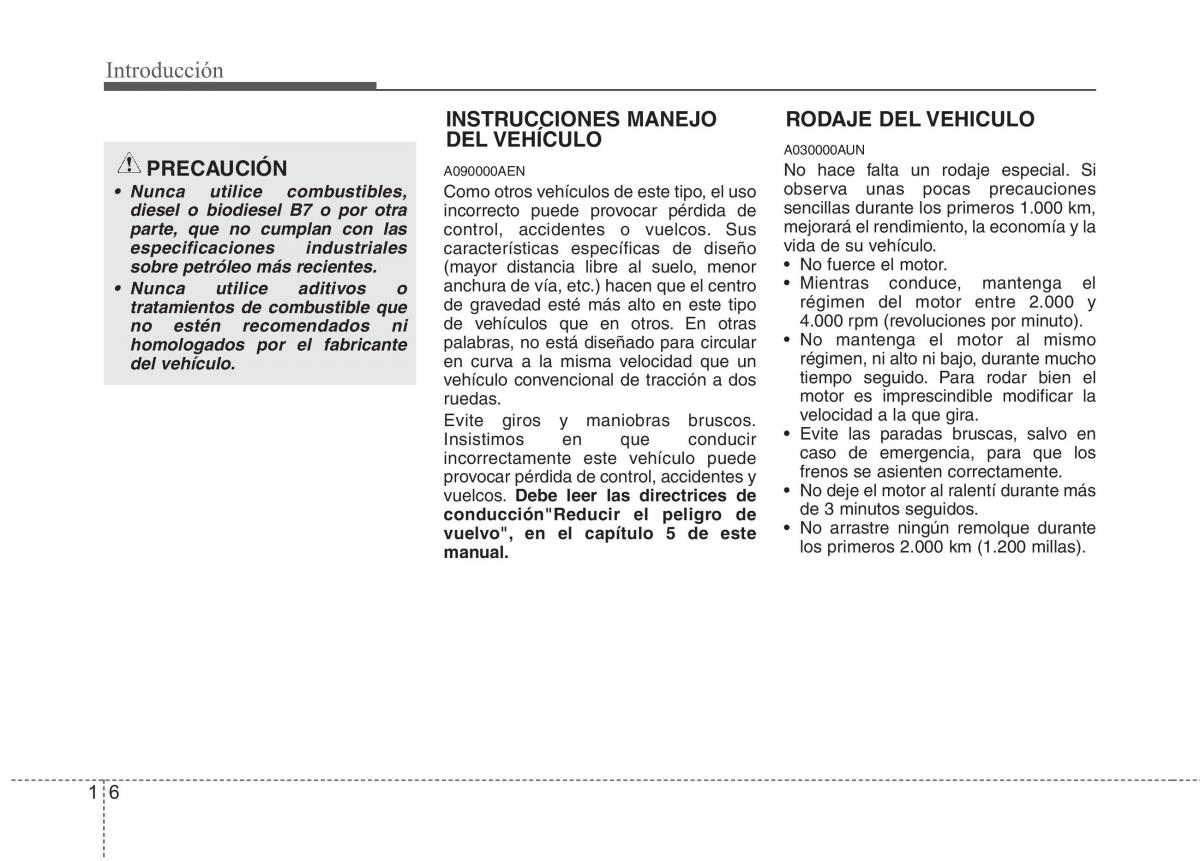 Hyundai ix55 Veracruz manual del propietario / page 13