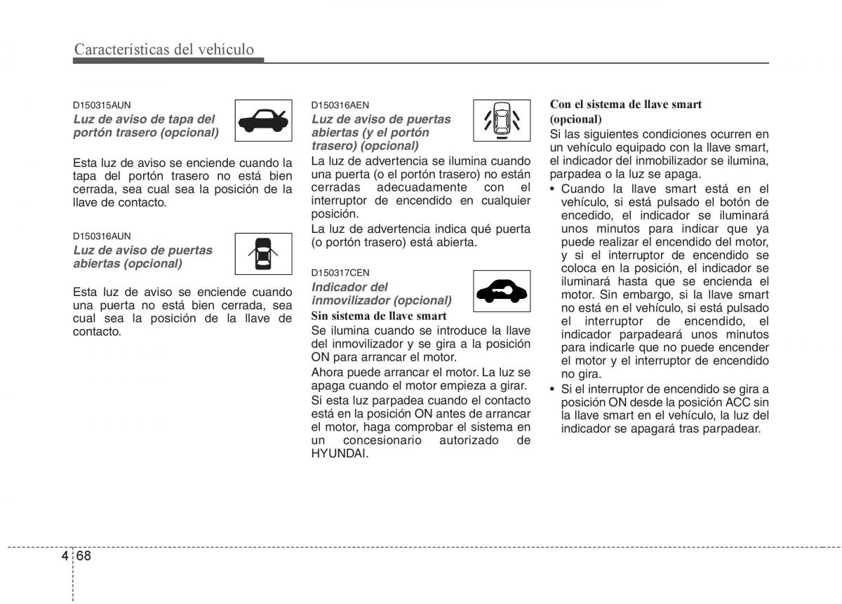 Hyundai ix55 Veracruz manual del propietario / page 153
