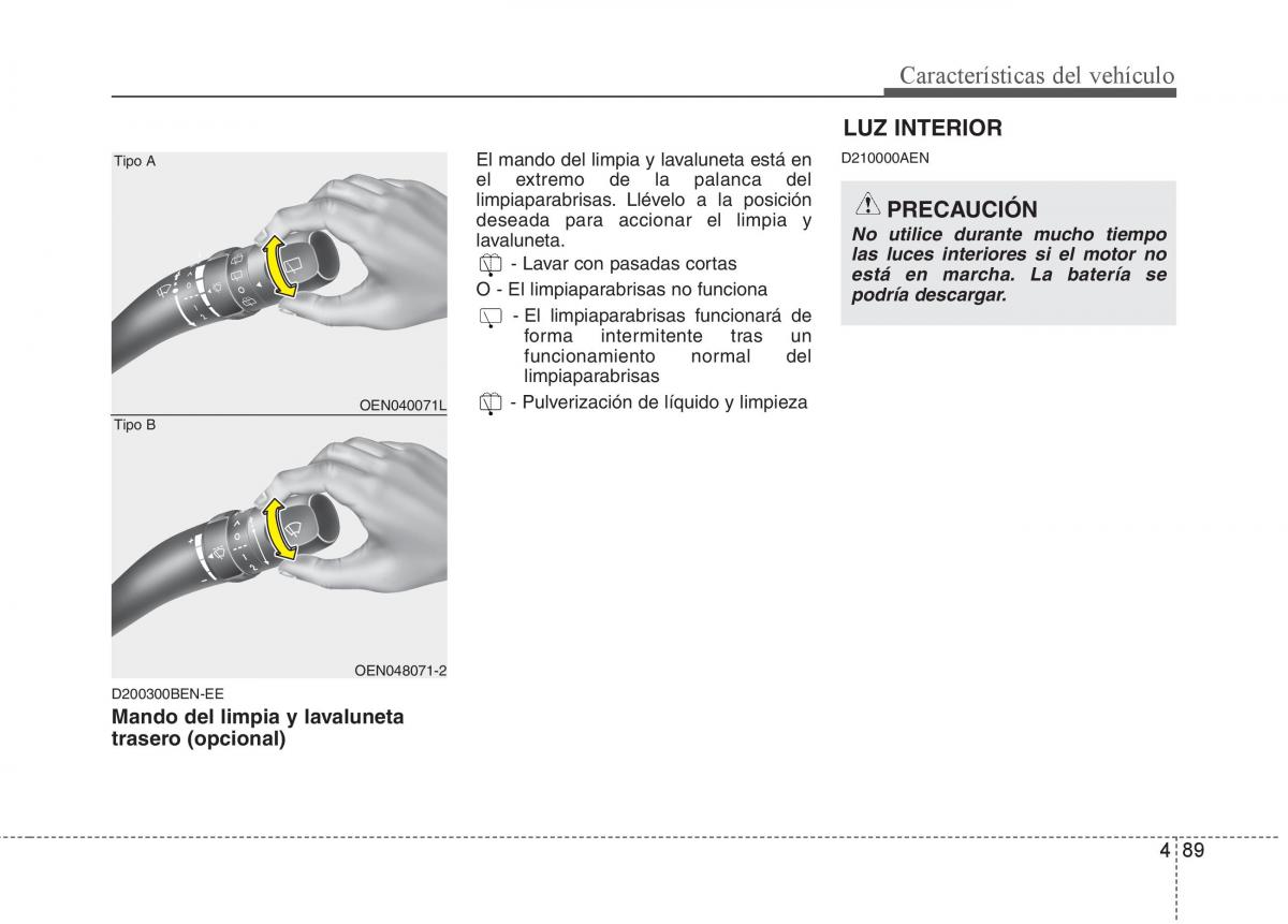 Hyundai ix55 Veracruz manual del propietario / page 174