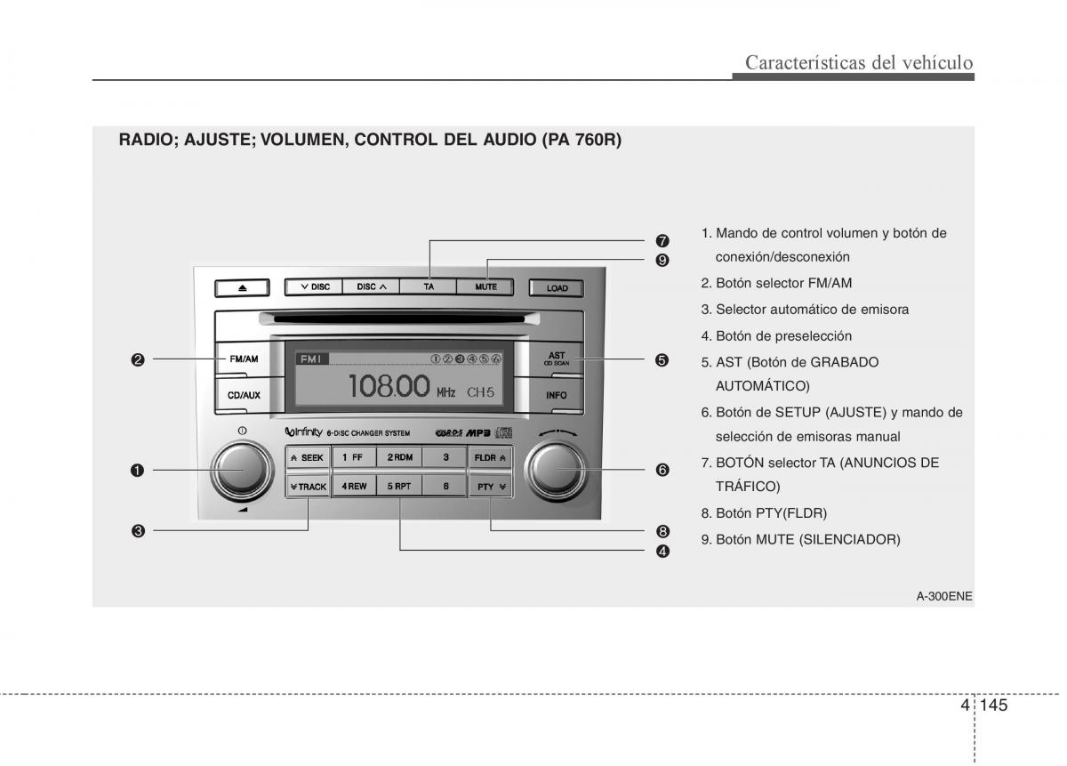 Hyundai ix55 Veracruz manual del propietario / page 230