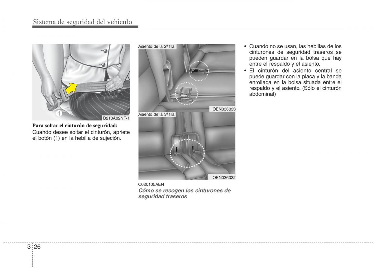Hyundai ix55 Veracruz manual del propietario / page 45