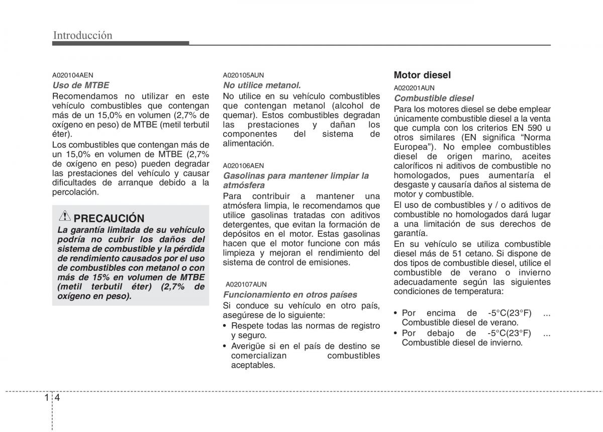 Hyundai ix55 Veracruz manual del propietario / page 11