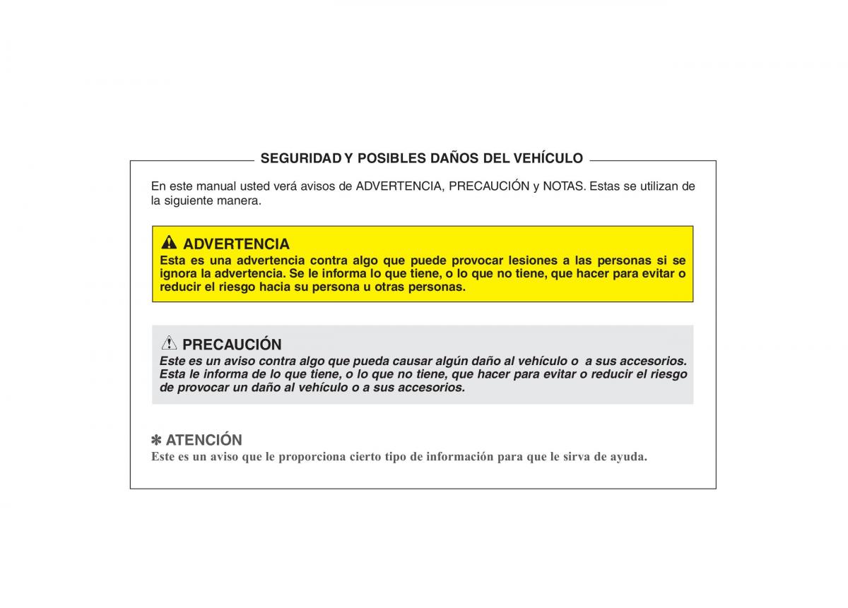 Hyundai ix55 Veracruz manual del propietario / page 3