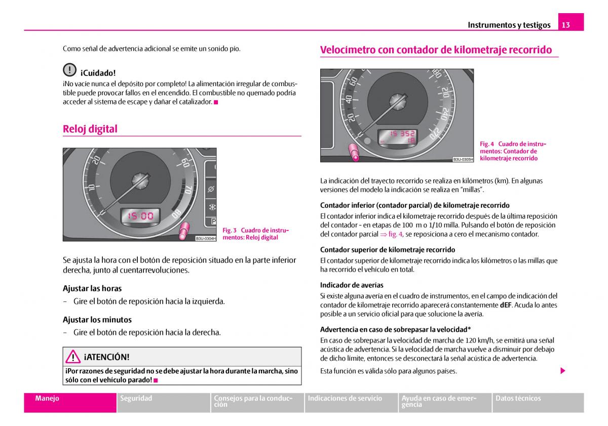 Skoda Superb I 1 manual del propietario / page 14