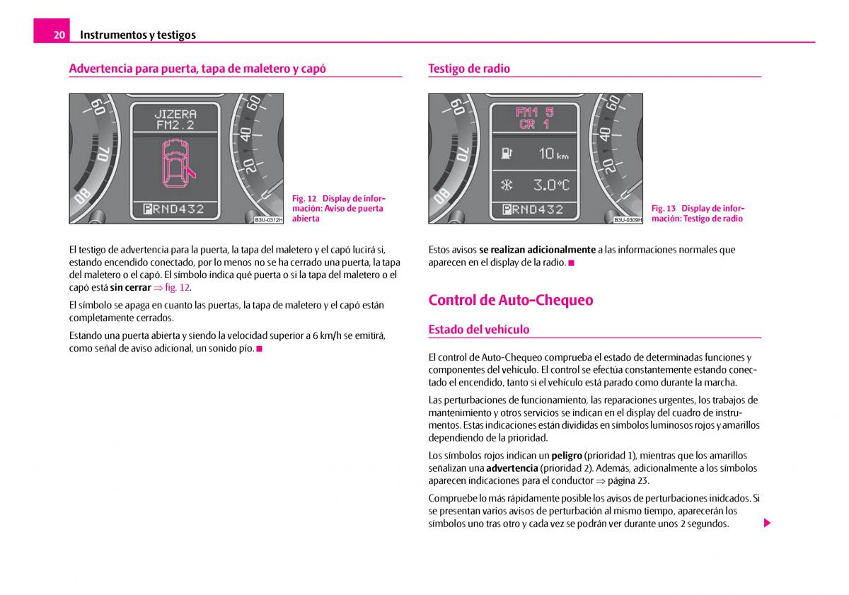 Skoda Superb I 1 manual del propietario / page 21