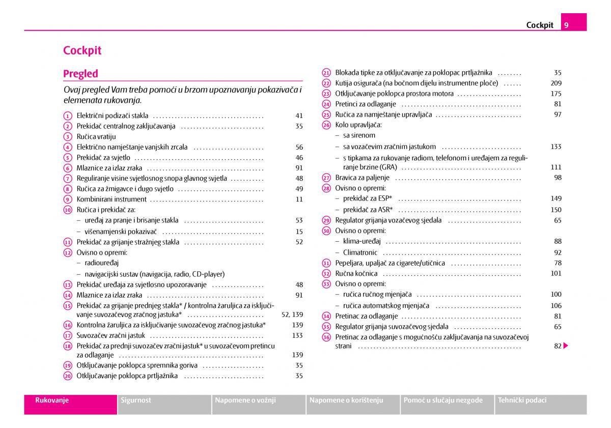 Skoda Superb I 1 vlasnicko uputstvo / page 10