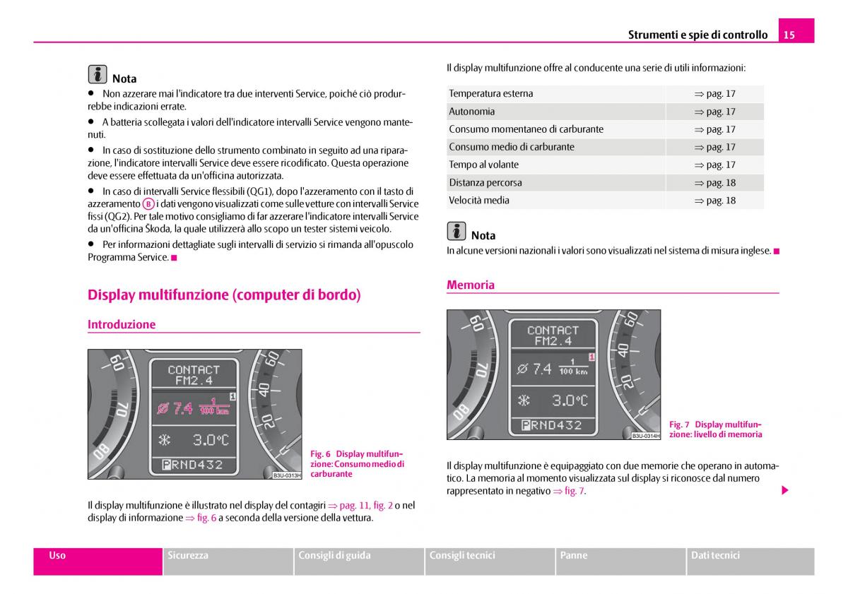 Skoda Superb I 1 manuale del proprietario / page 16