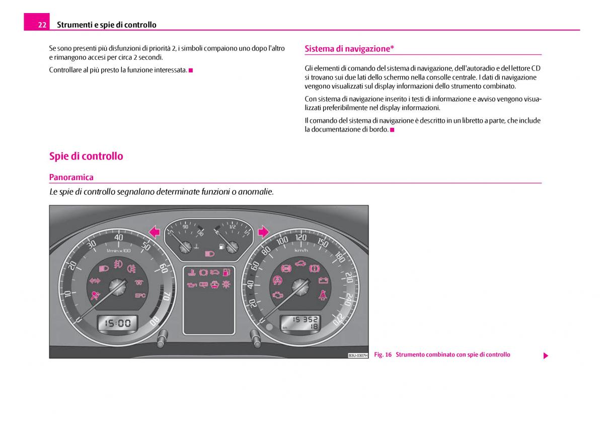 Skoda Superb I 1 manuale del proprietario / page 23