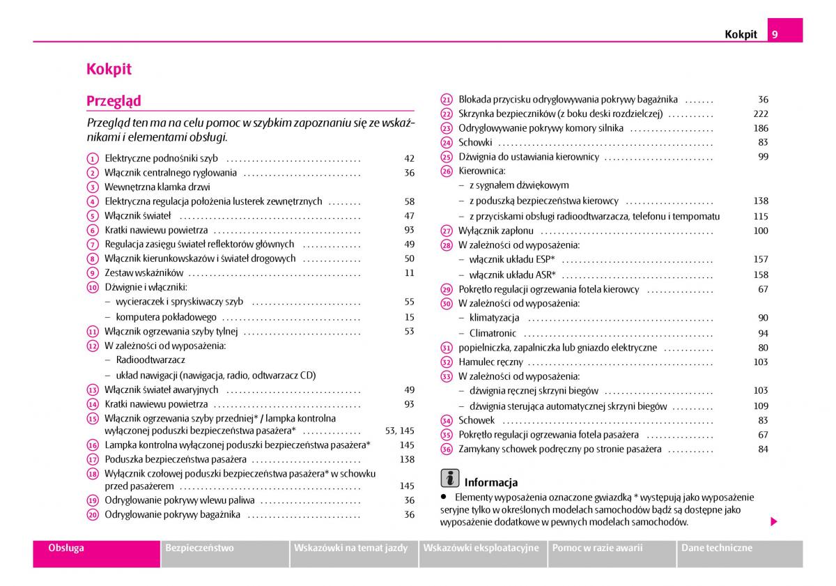 Skoda Superb I 1 instrukcja obslugi / page 10