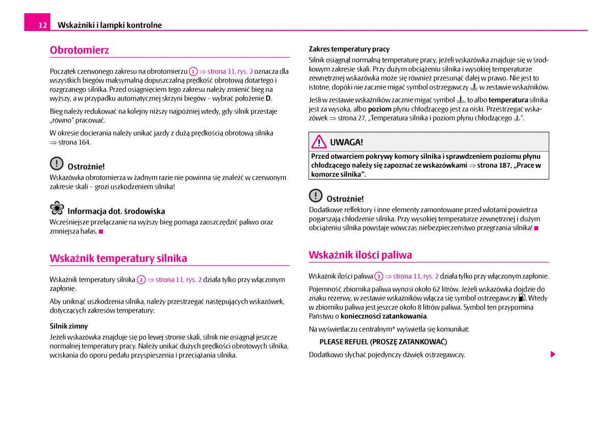 Skoda Superb I 1 instrukcja obslugi / page 13