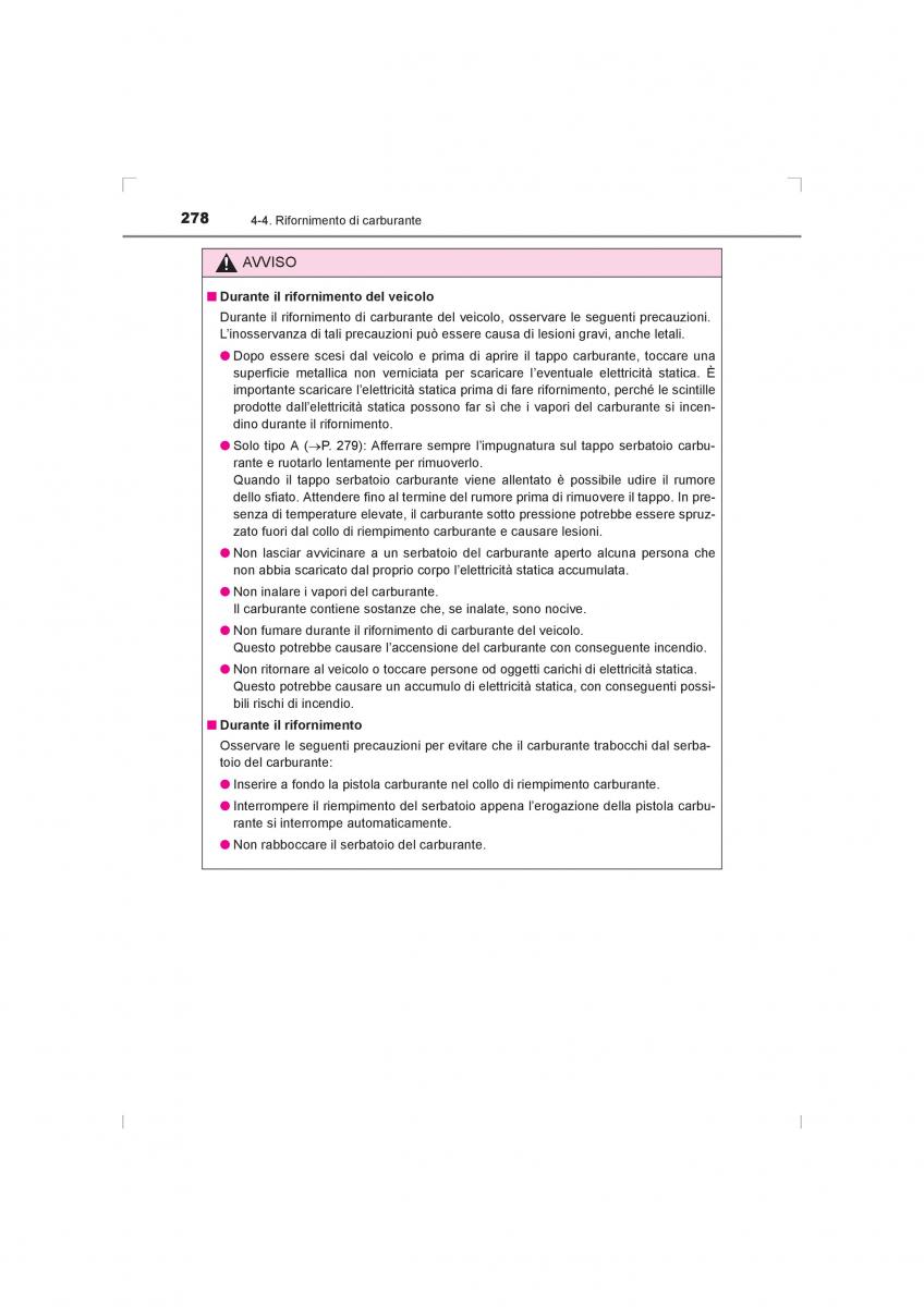 Toyota Hilux VIII 8 AN120 AN130 manuale del proprietario / page 278