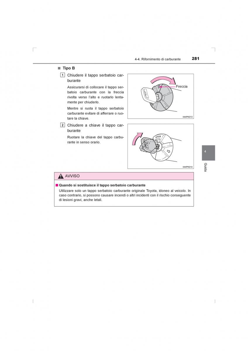 Toyota Hilux VIII 8 AN120 AN130 manuale del proprietario / page 281