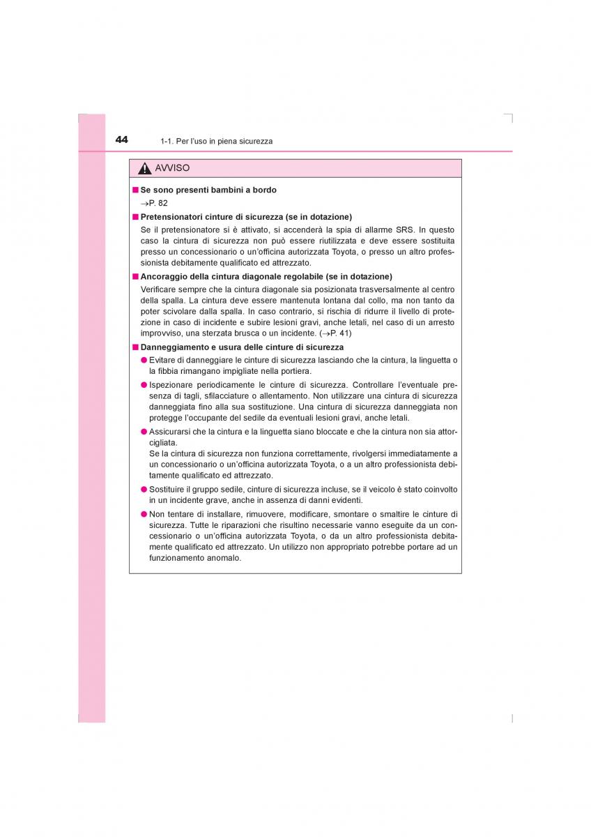 Toyota Hilux VIII 8 AN120 AN130 manuale del proprietario / page 44