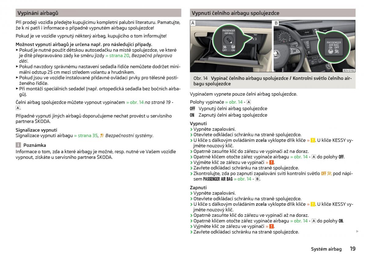 Skoda Superb III 3 navod k obsludze / page 21