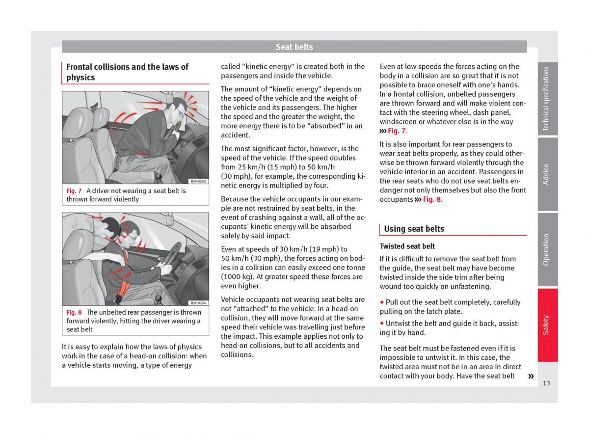 manual  Seat Alhambra II 2 owners manual / page 15