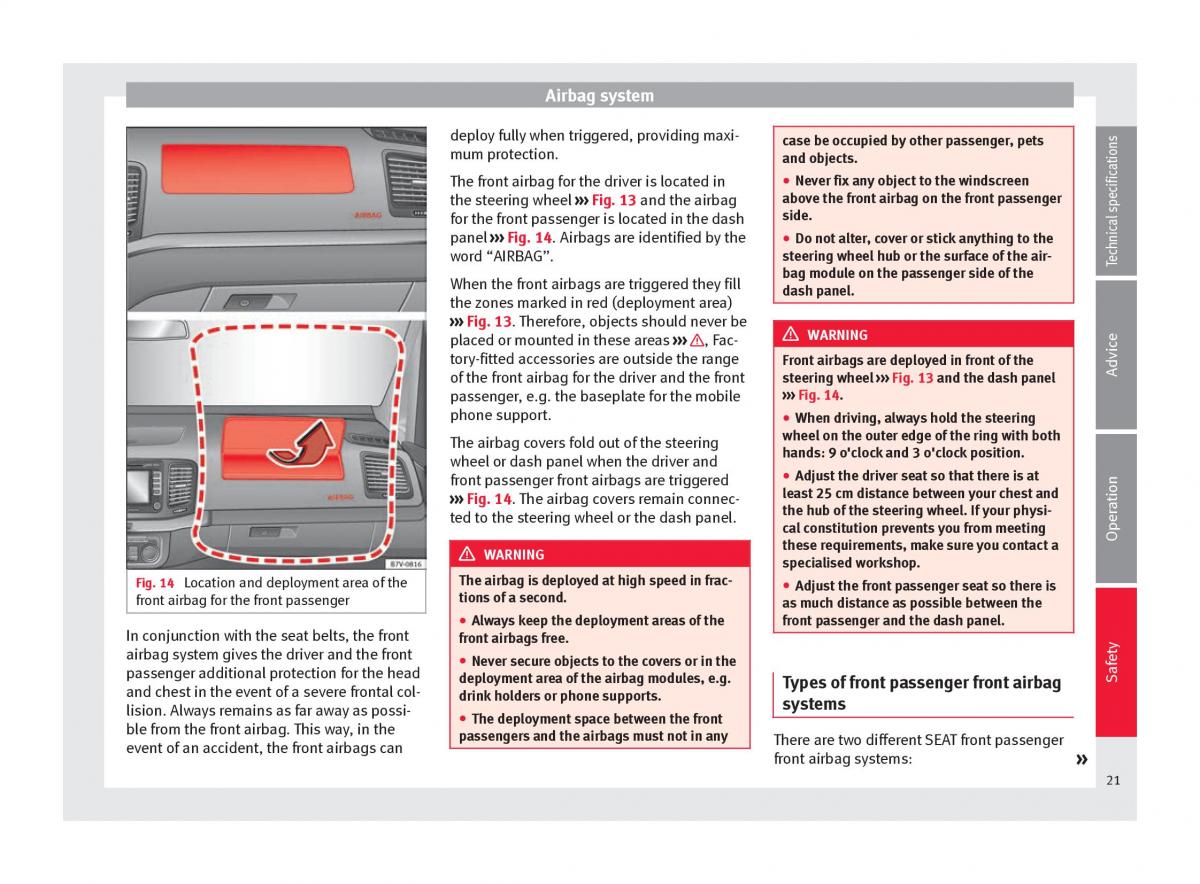 Seat Alhambra II 2 owners manual / page 23