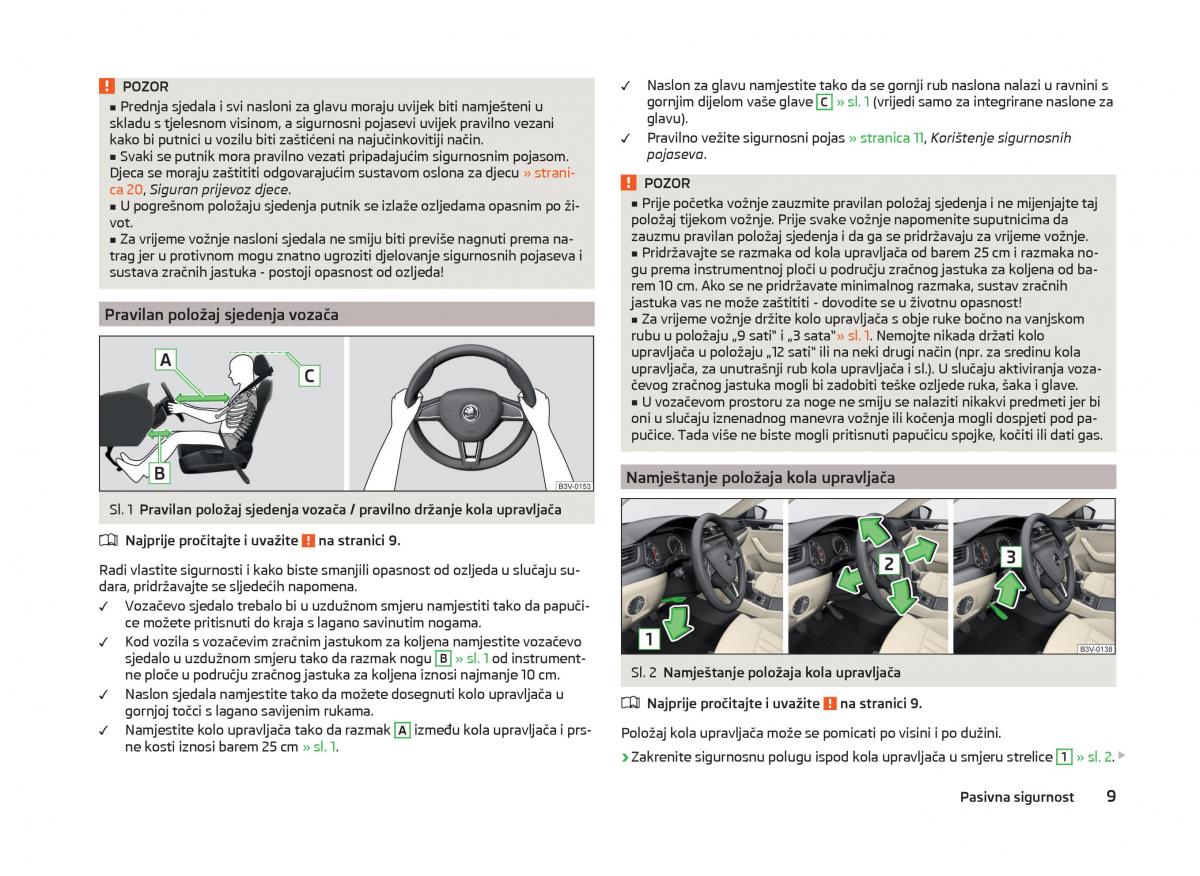 Skoda Superb III 3 vlasnicko uputstvo / page 12