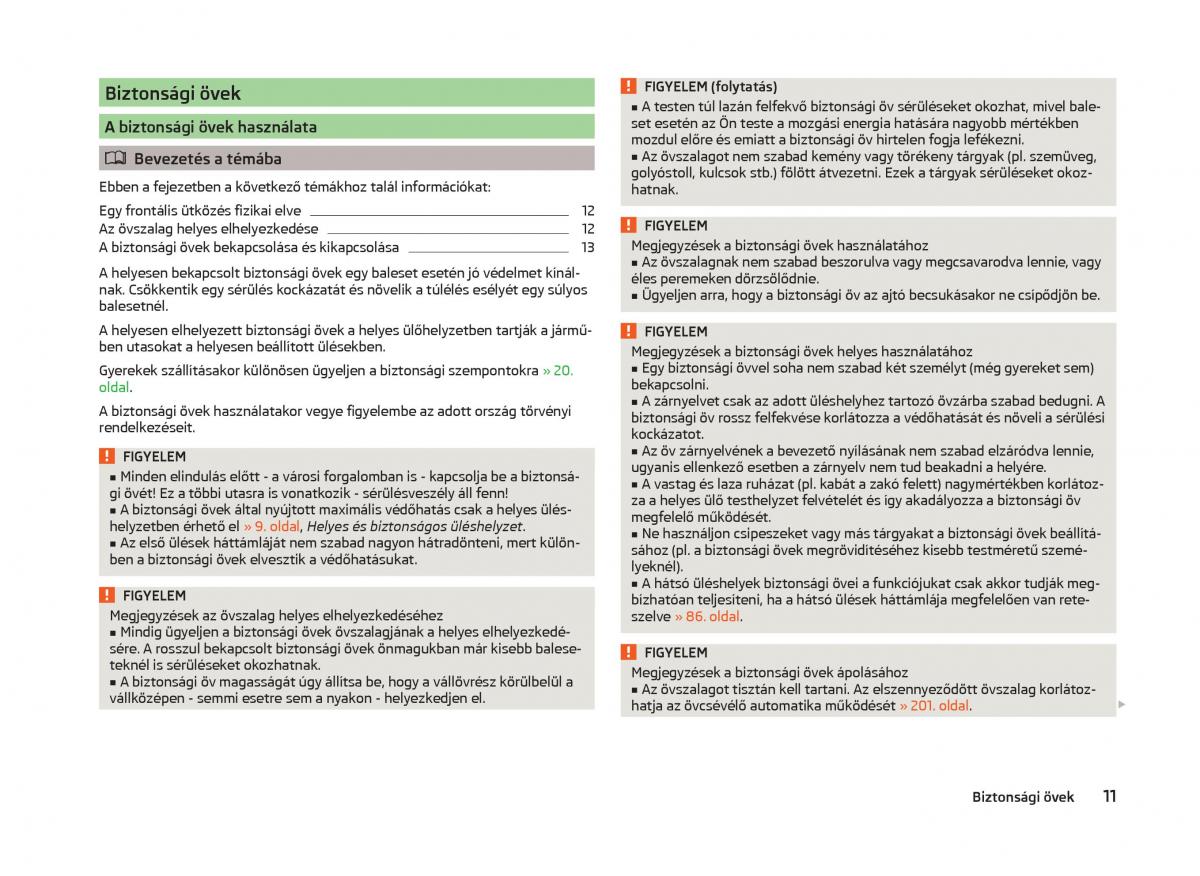 Skoda Superb III 3 Kezelesi utmutato / page 14