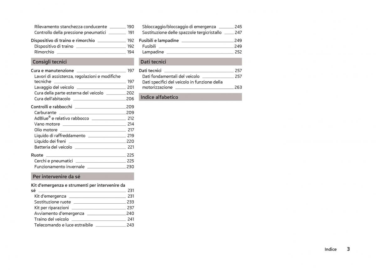 Skoda Superb III 3 manuale del proprietario / page 6