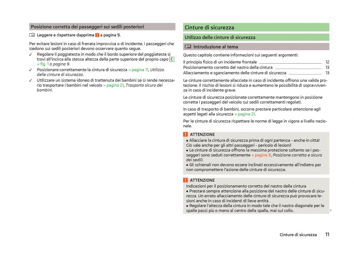 Skoda Superb III 3 manuale del proprietario / page 14