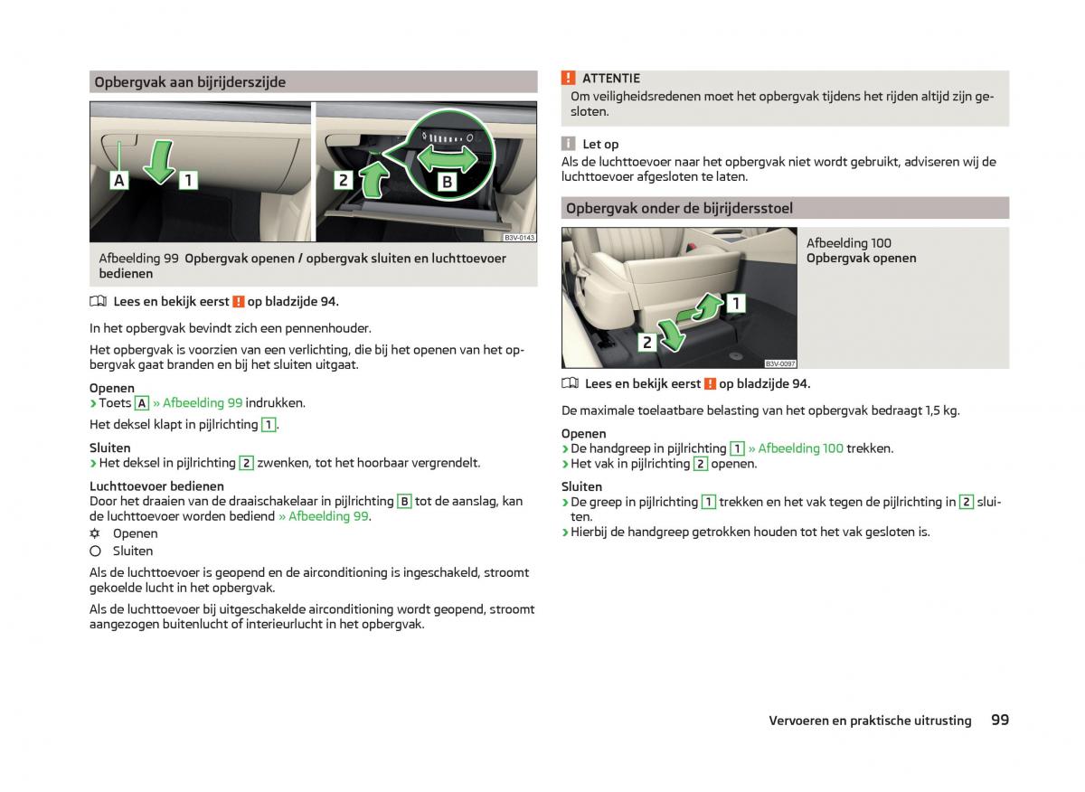 Skoda Superb III 3 handleiding / page 102