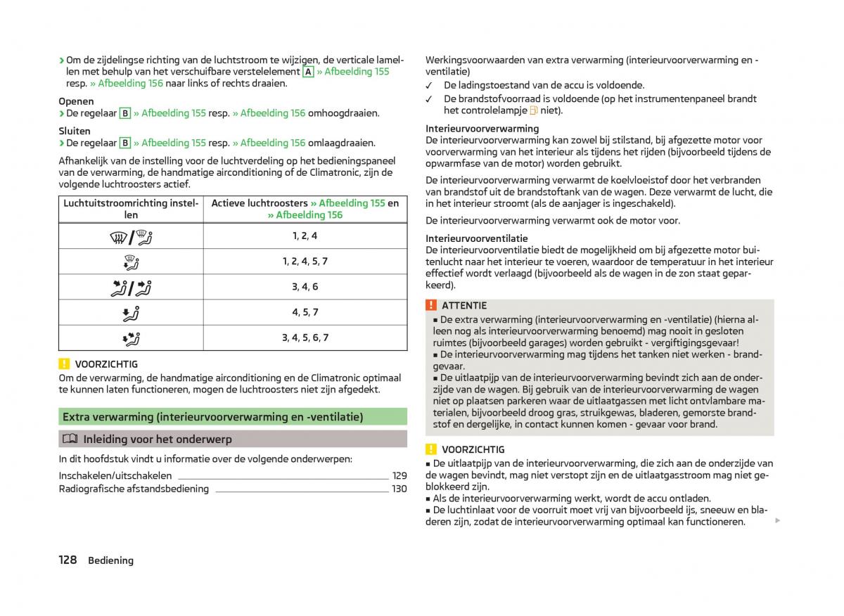 Skoda Superb III 3 handleiding / page 131