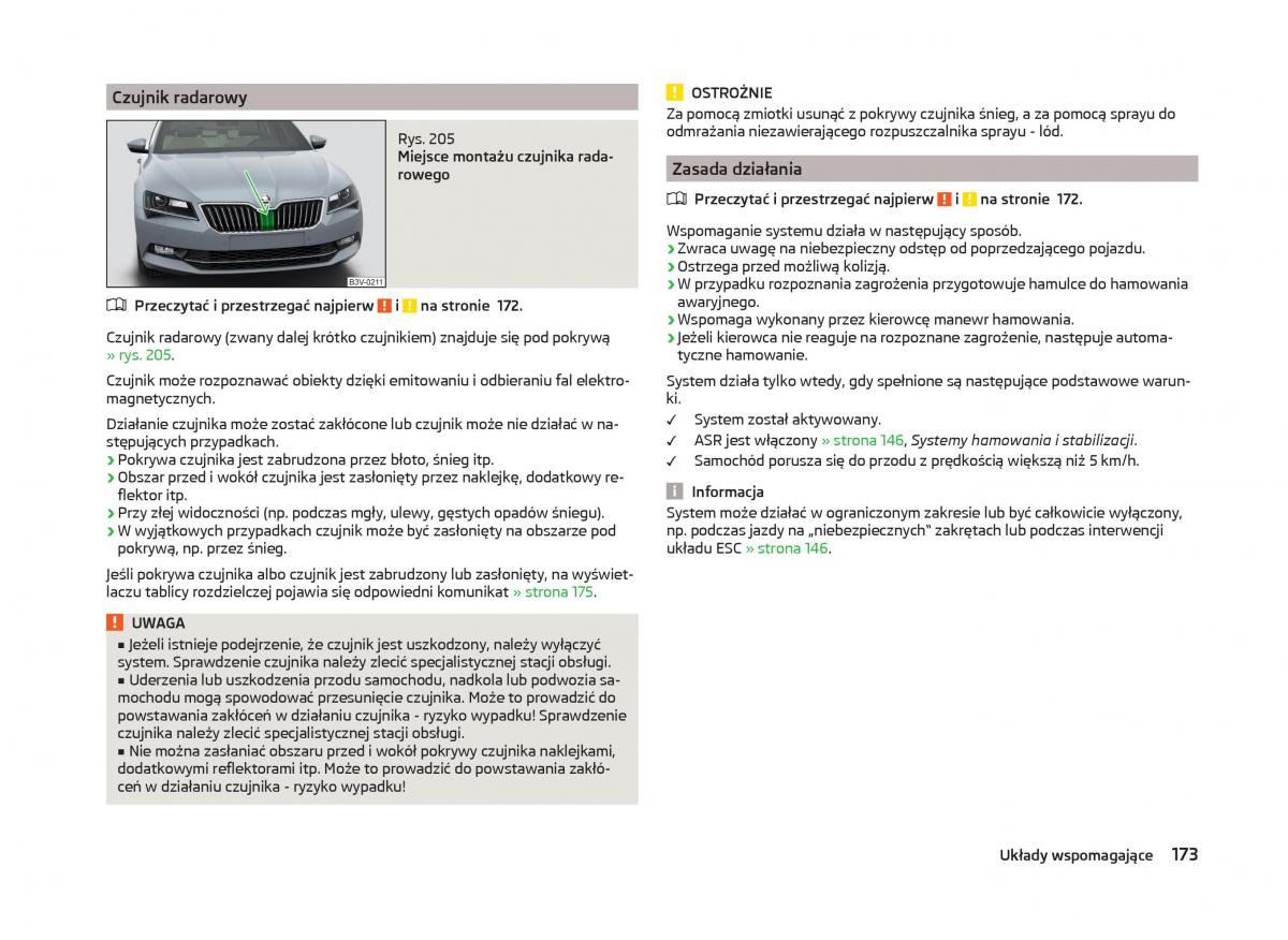  Skoda Superb Skoda Superb III 3 instrukcja / page 176