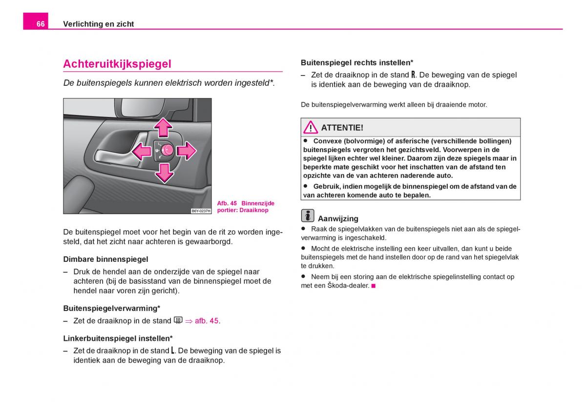Skoda Fabia I 1 handleiding / page 67