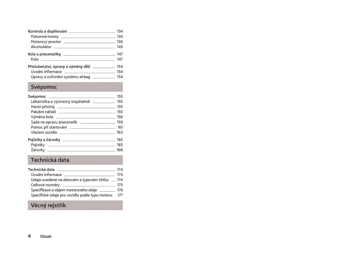 Skoda Fabia II 2 navod k obsludze / page 6