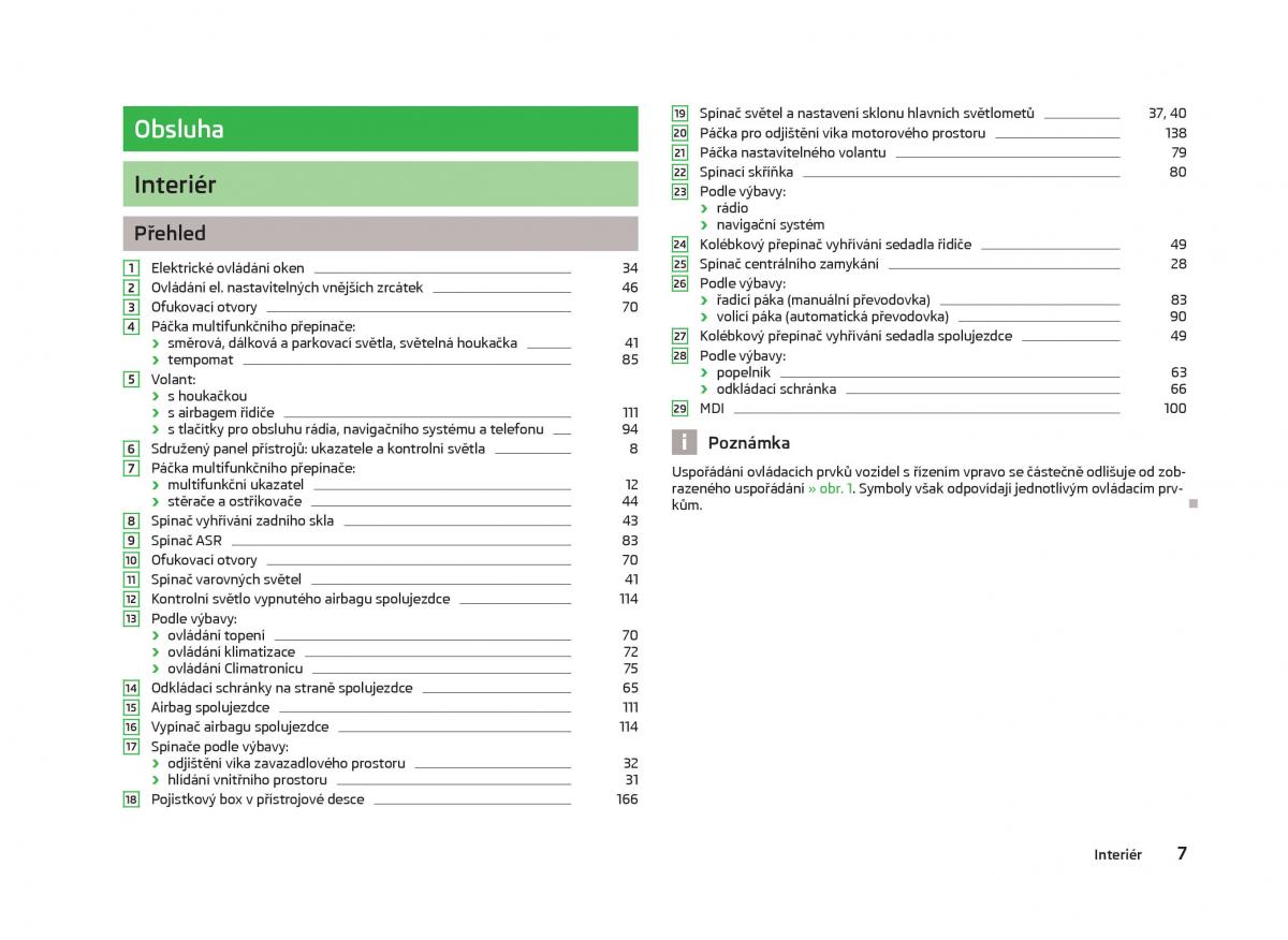 Skoda Fabia II 2 navod k obsludze / page 9