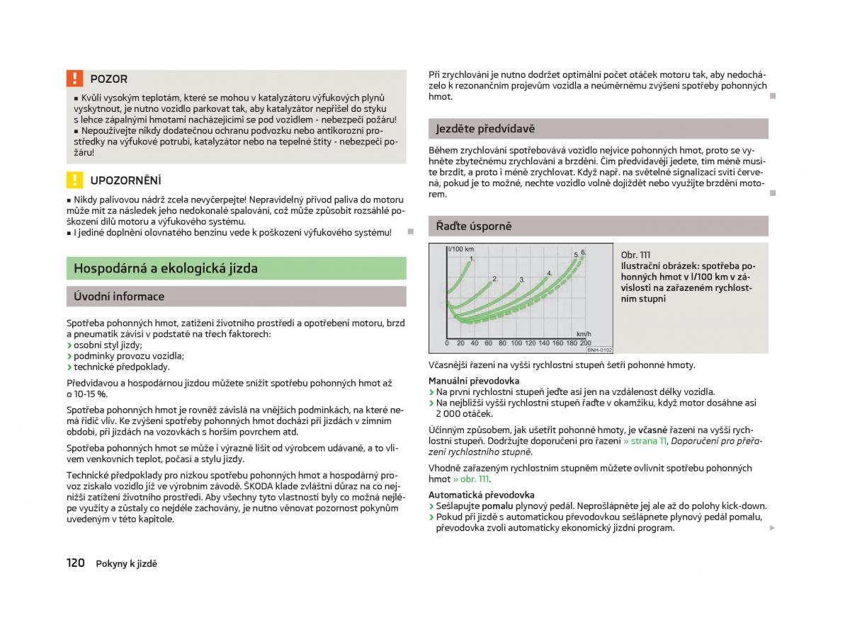Skoda Fabia II 2 navod k obsludze / page 122