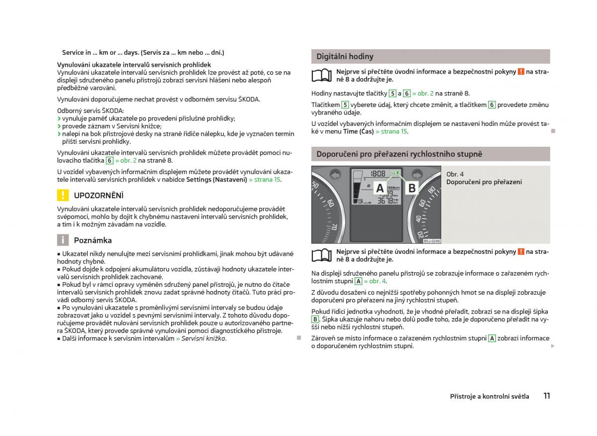 Skoda Fabia II 2 navod k obsludze / page 13