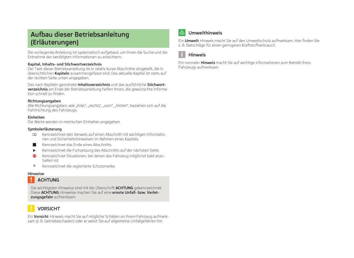 Skoda Fabia II 2 Handbuch / page 2