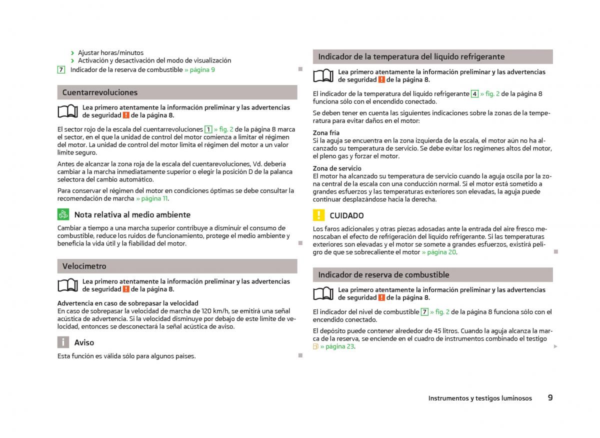 Skoda Fabia II 2 manual del propietario / page 11