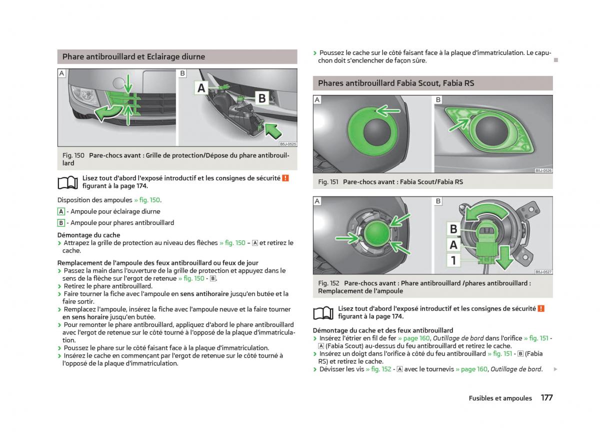 Skoda Fabia II 2 manuel du proprietaire / page 179
